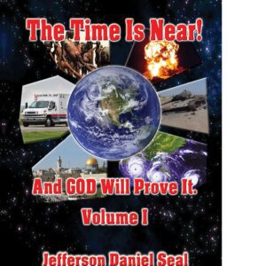 Apocalyptic book cover with Earth and disasters